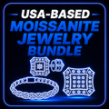 Mo1ssanite Jewlry Bndle
